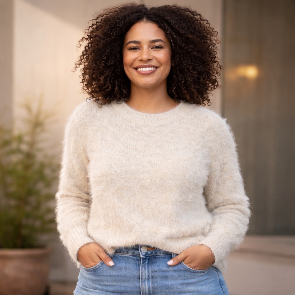 a new day Women's Soft Gray Sweater - Picture 14 of 14